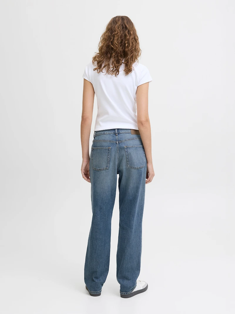 HANOI Mid-Rise Straight Fit Jeans | Jack & Jones
