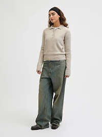 Polo en maille Coupe ample Poignets côtelés | Jack & Jones®