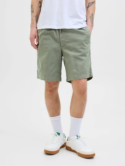 Short en mélange lin à coupe décontractée | Jack & Jones