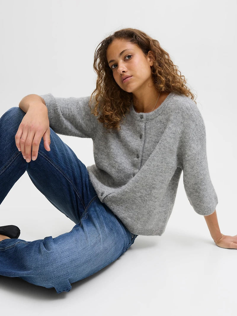 Loose Fit Knit Cardigan | Jack & Jones