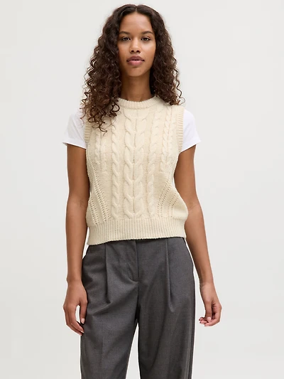 Loose Fit Knitted Waistcoat | Jack & Jones