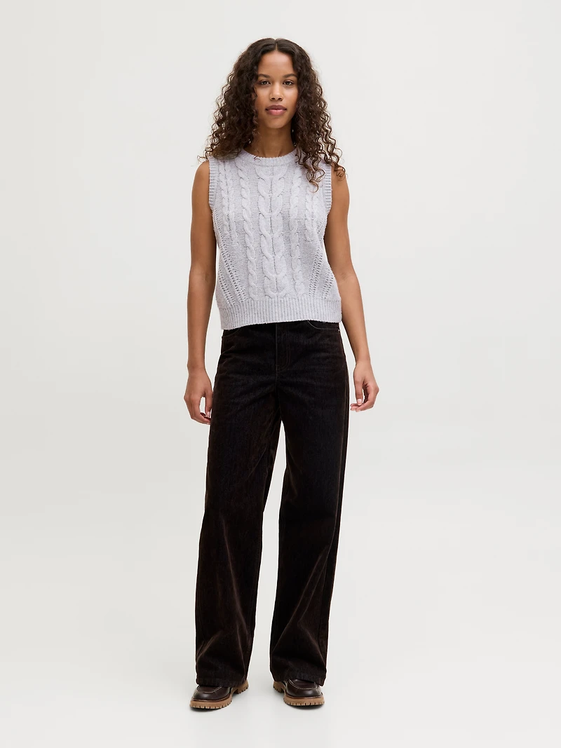 Loose Fit Knitted Waistcoat | Jack & Jones