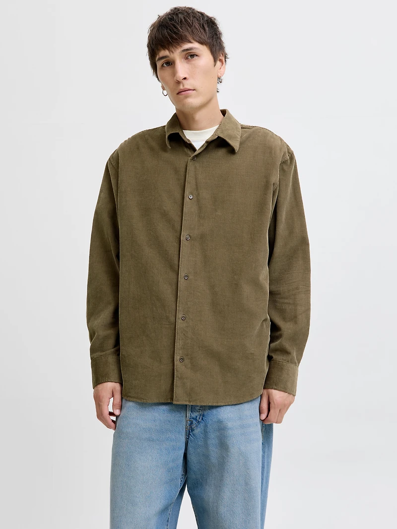 Relaxed Fit Corduroy Shirt | Jack & Jones®