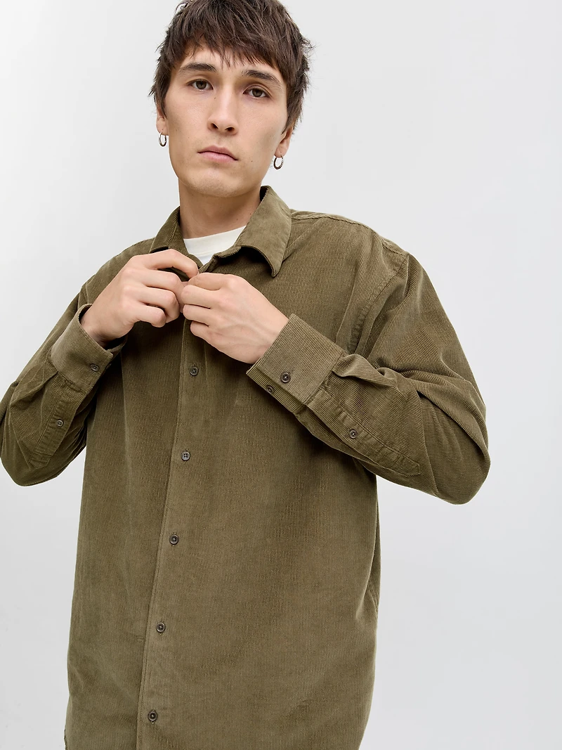 Relaxed Fit Corduroy Shirt | Jack & Jones®