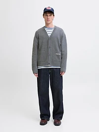 Loose Fit Knit Cardigan | Jack & Jones