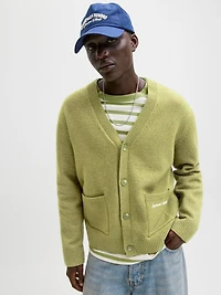 Loose Fit Knit Cardigan | Jack & Jones