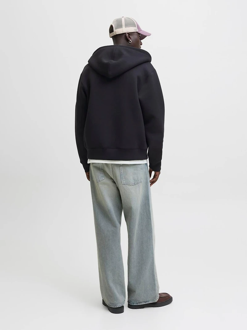Loose Fit Zip-Up Hoodie | Jack & Jones