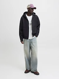 Loose Fit Zip-Up Hoodie | Jack & Jones
