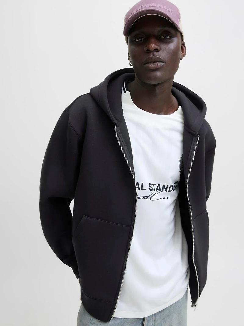 Loose Fit Zip-Up Hoodie | Jack & Jones
