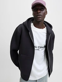 Loose Fit Zip-Up Hoodie | Jack & Jones
