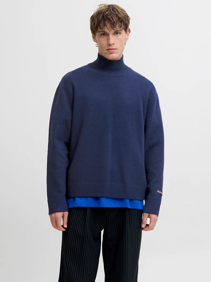 Loose Fit High neck Sweater | Jack & Jones