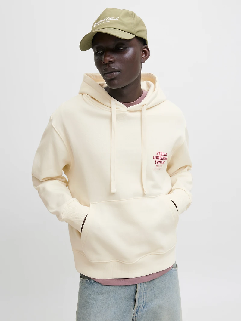 Chandail ouaté à capuchon Coupe décontractée | Jack & Jones