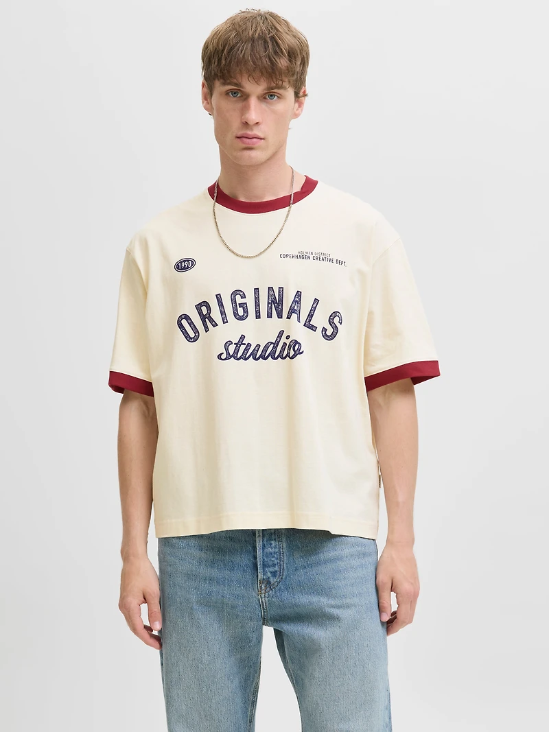 Oversize Cropped Fit T-Shirt | Jack & Jones