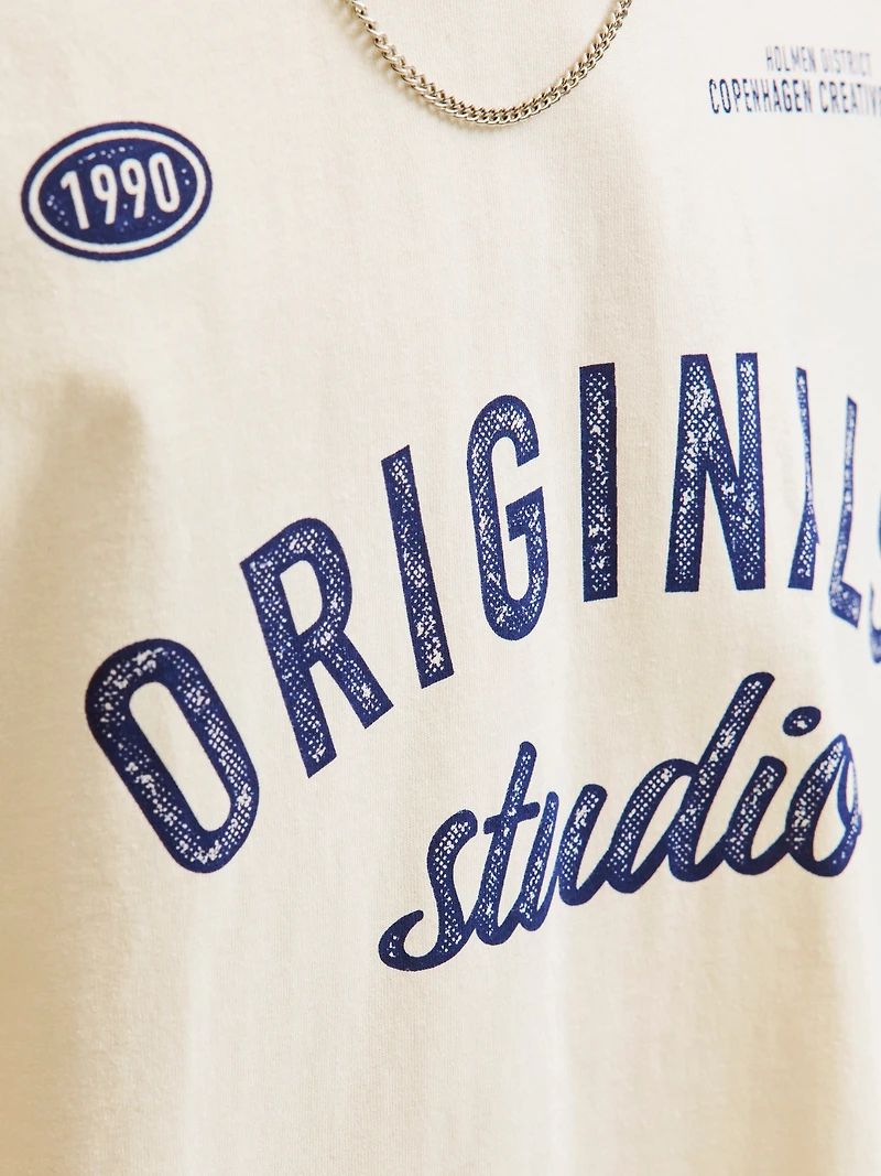 T-shirt Coupe ample écourtée | Jack & Jones