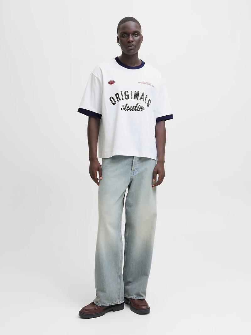 T-shirt Coupe ample écourtée | Jack & Jones