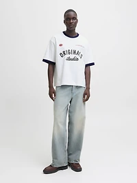 T-shirt Coupe ample écourtée | Jack & Jones