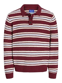 Relaxed Fit Knitted Polo-Shirt | Jack & Jones