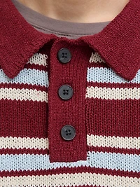 Relaxed Fit Knitted Polo-Shirt | Jack & Jones
