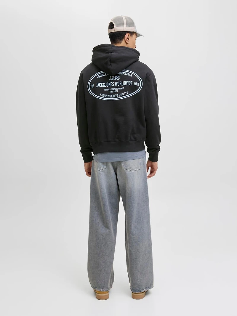 Chandail ouaté à capuchon Coupe ample | Jack & Jones®