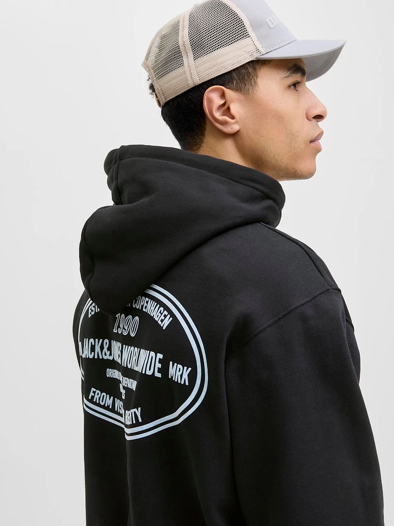 Chandail ouaté à capuchon Coupe ample | Jack & Jones®