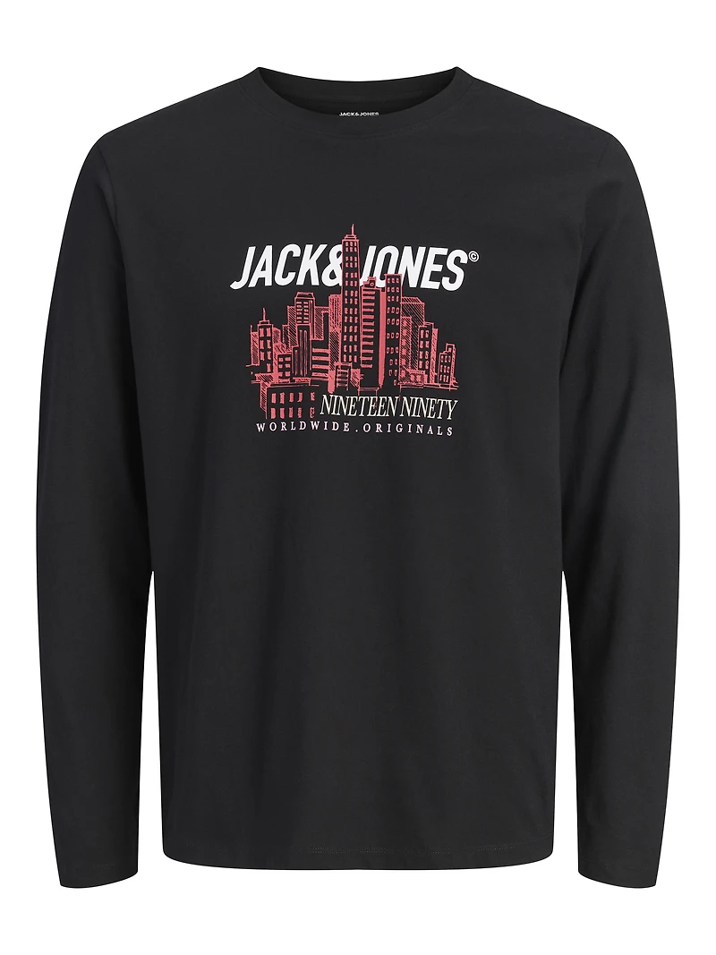 Regular Fit Long Sleeve T-Shirt | Jack & Jones
