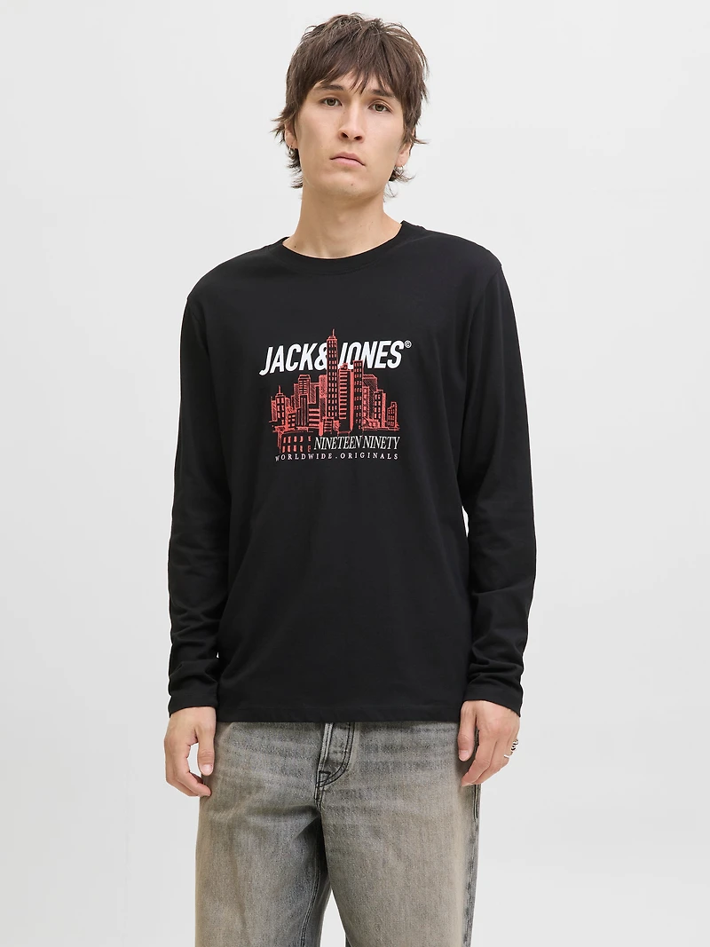 Regular Fit Long Sleeve T-Shirt | Jack & Jones