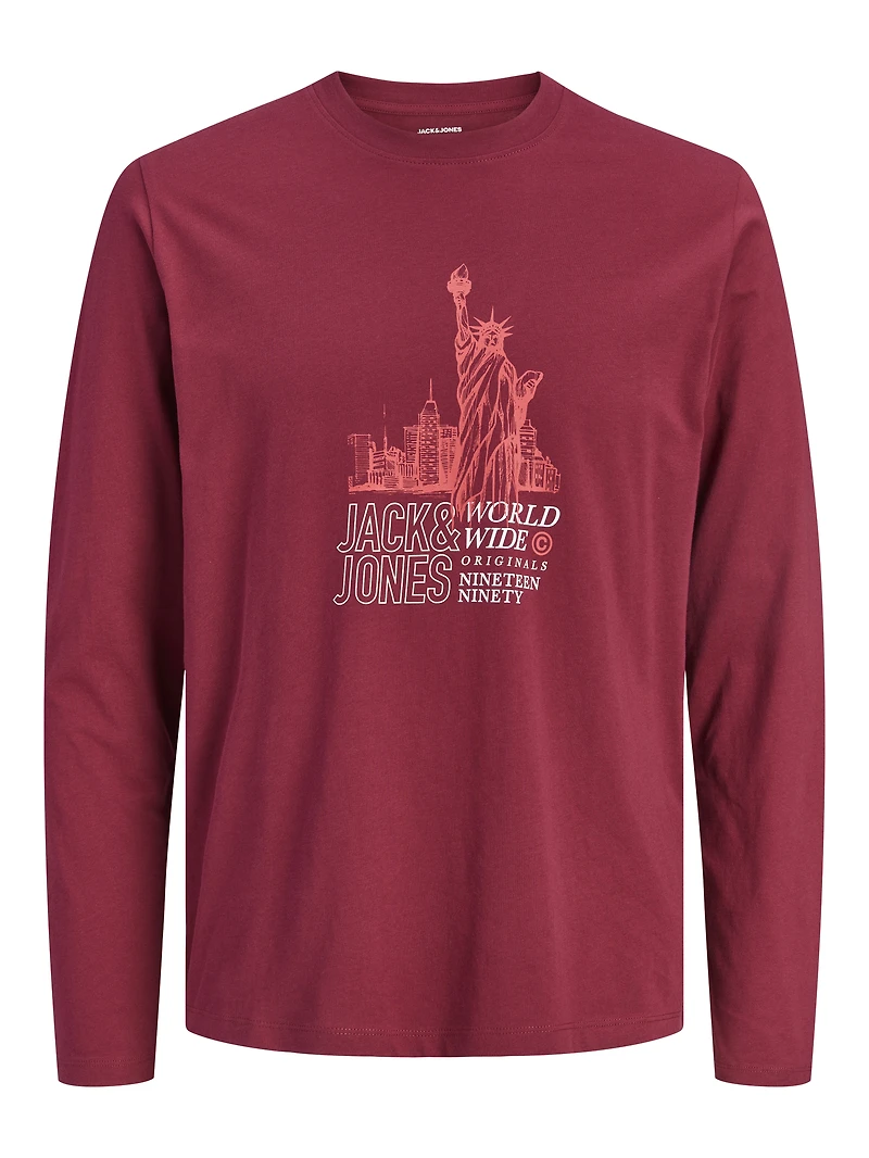 Regular Fit Long Sleeve T-Shirt | Jack & Jones
