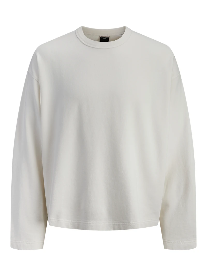 Oversized Cropped Fit Crew neck Set sleeves Sweatshirt | Jack & Jones