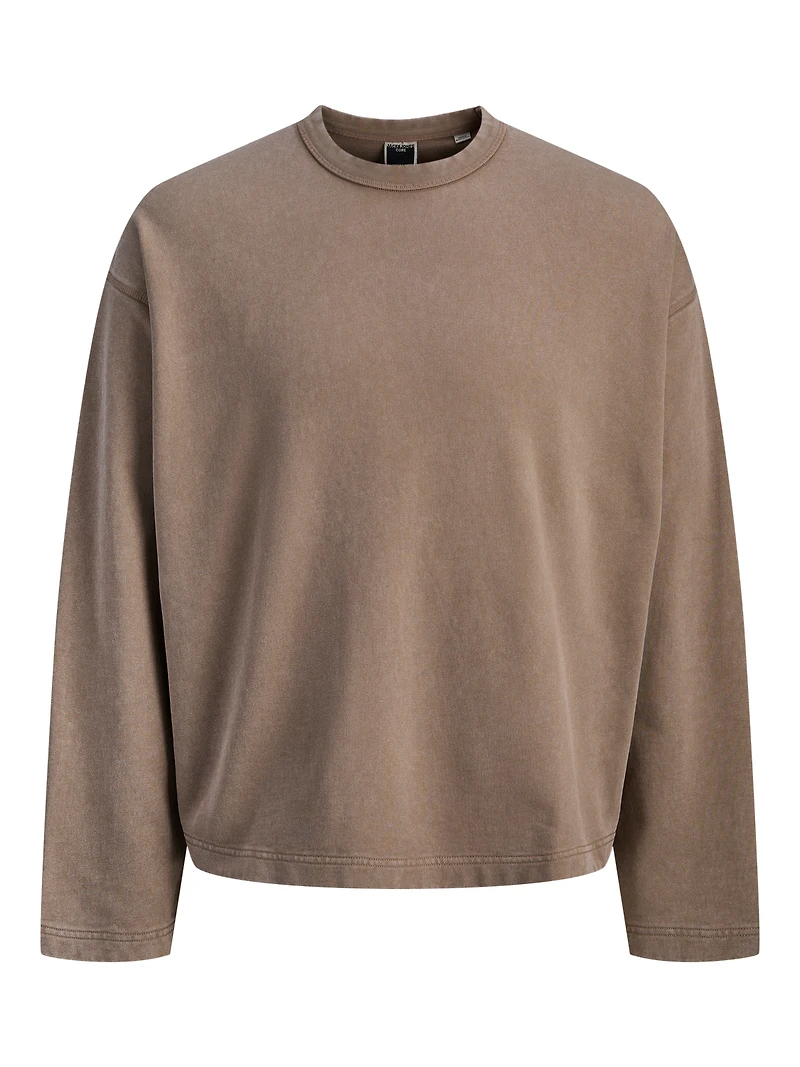 Chandail en molleton écourté à coupe ample | Jack & Jones