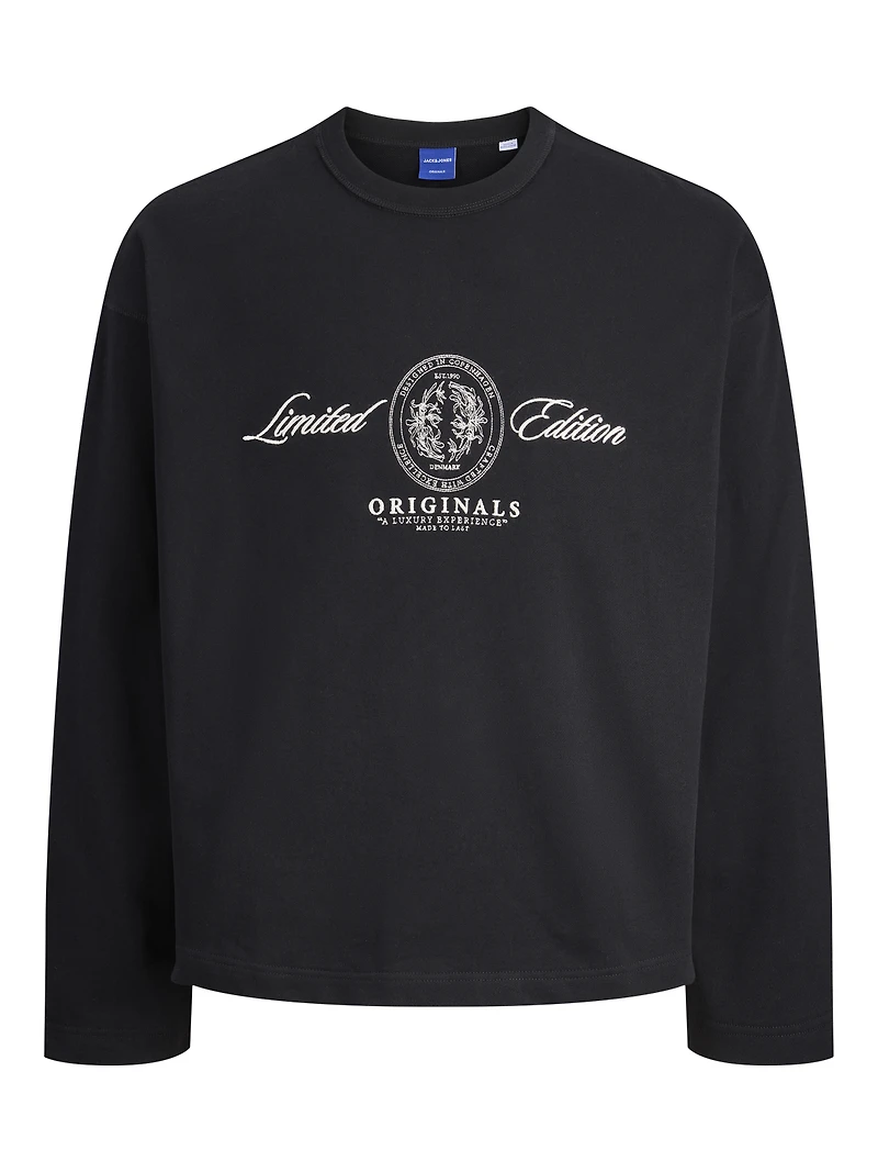 Chandails ouatés Oversize Cropped Fit Col ras du cou Manches montées | Jack & Jones®