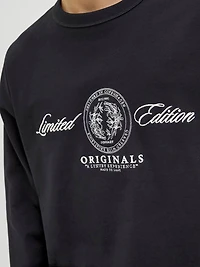 Oversized Cropped Fit Crew neck Set sleeves Sweatshirt | Jack & Jones®