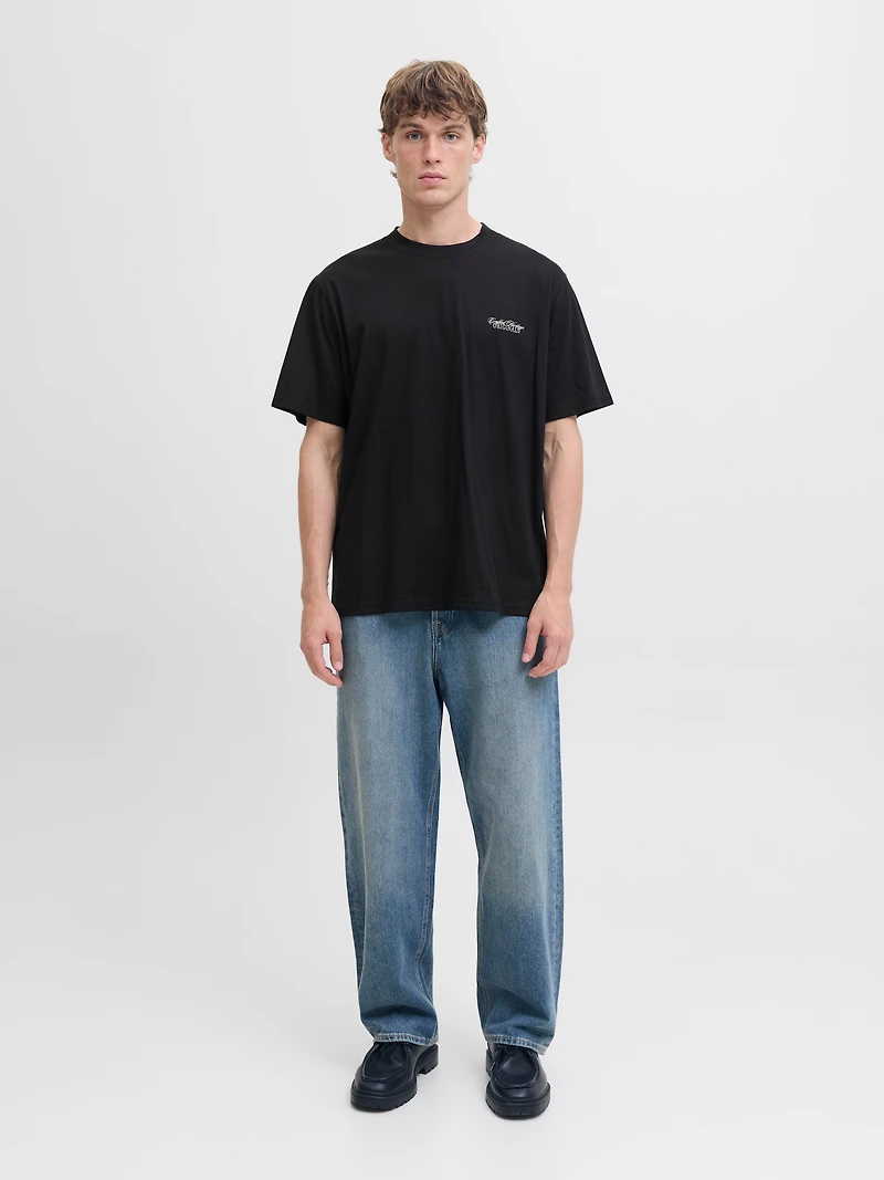 Relaxed Fit Crew neck Set sleeves T-Shirt | Jack & Jones