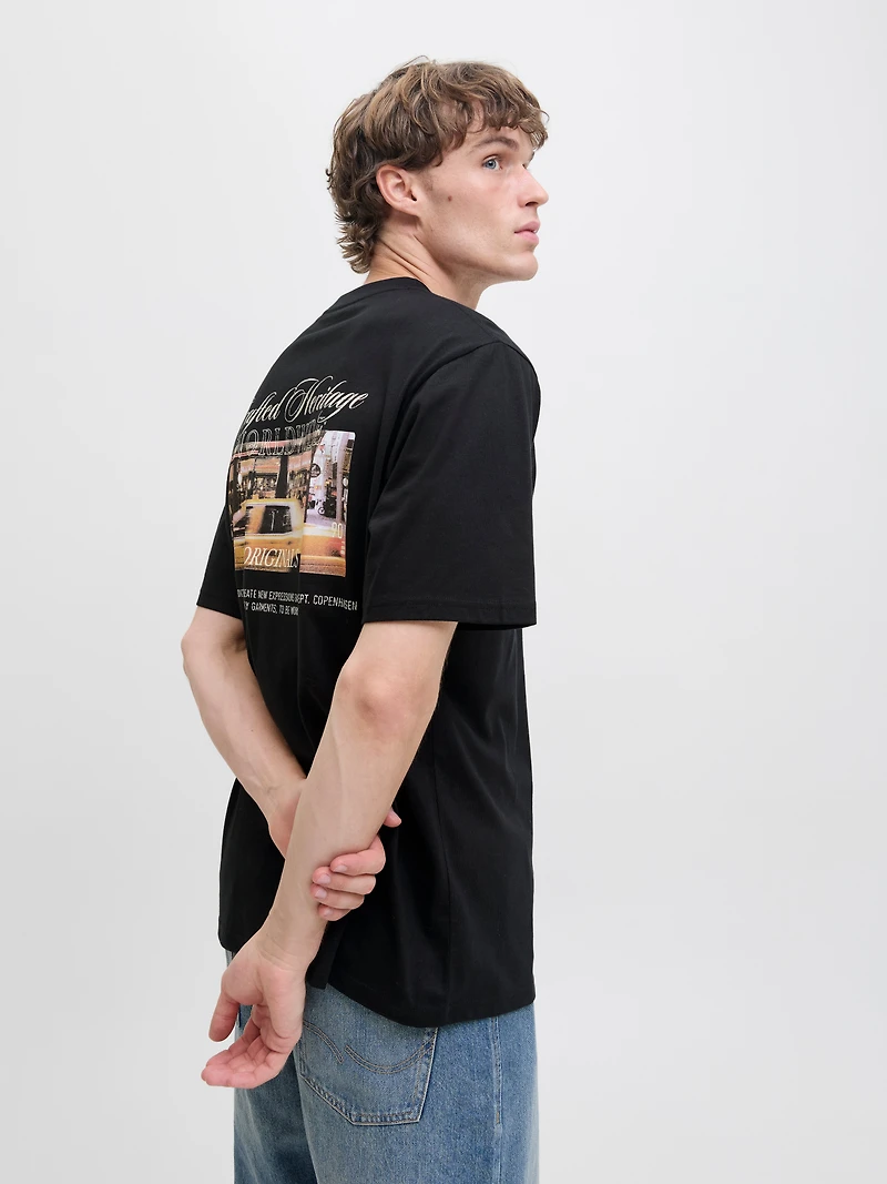 T-shirts Coupe décontractée Col ras du cou Manches montées | Jack & Jones