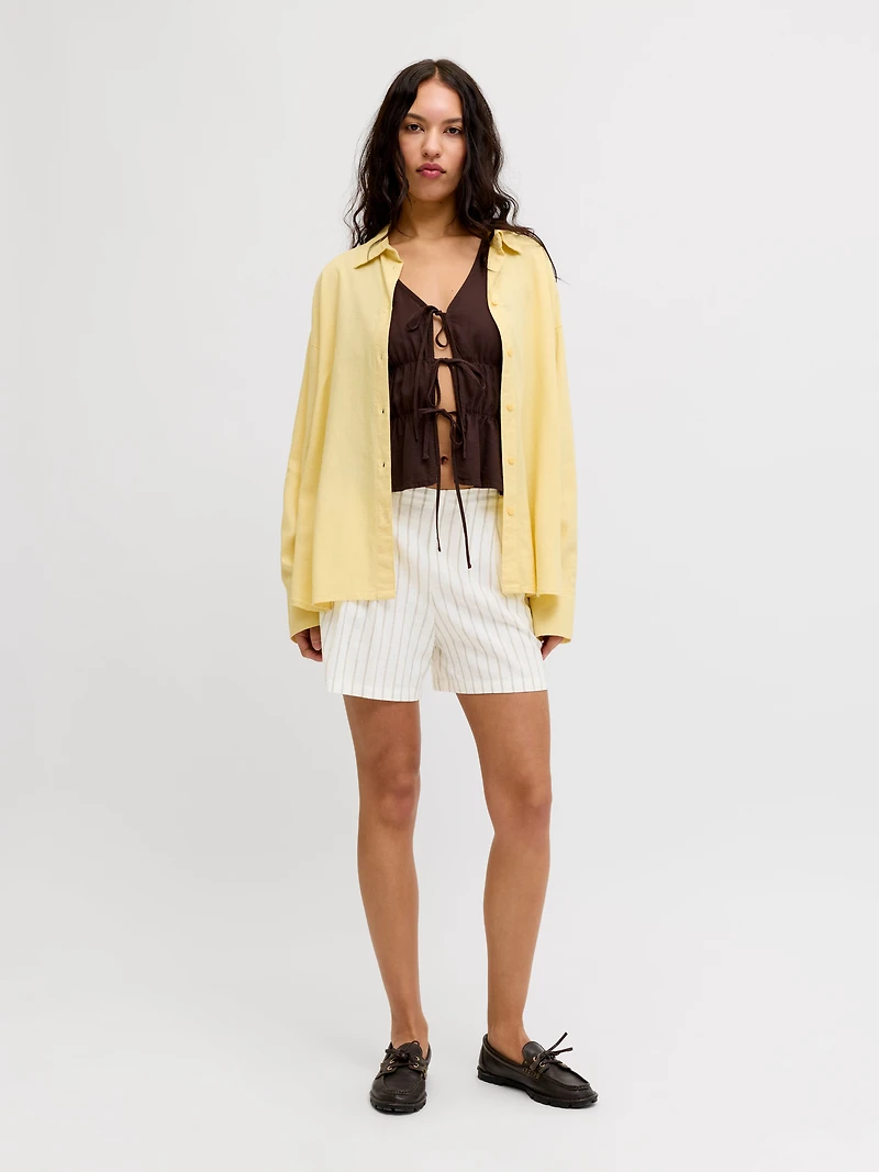 Shorts en lin Coupe ample | Jack & Jones