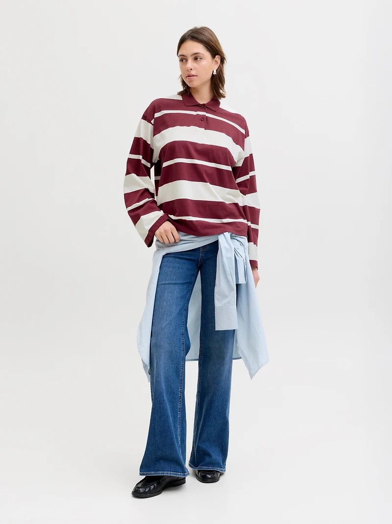 Loose Fit Polo Wide cuffs sleeves Shirt | Jack & Jones®