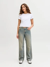 Jean à taille mi-haute et jambe ample SEVILLE | Jack & Jones