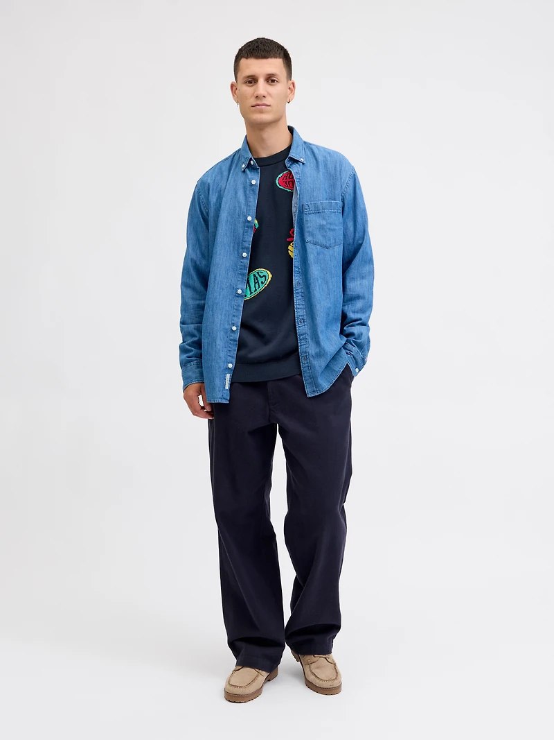 Chandail de Noël en tricot Coupe décontractée | Jack & Jones®