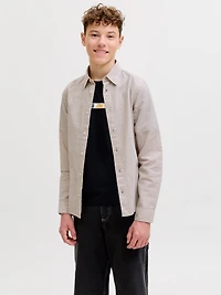 Regular Fit Linen-Blend Shirt | Jack & Jones