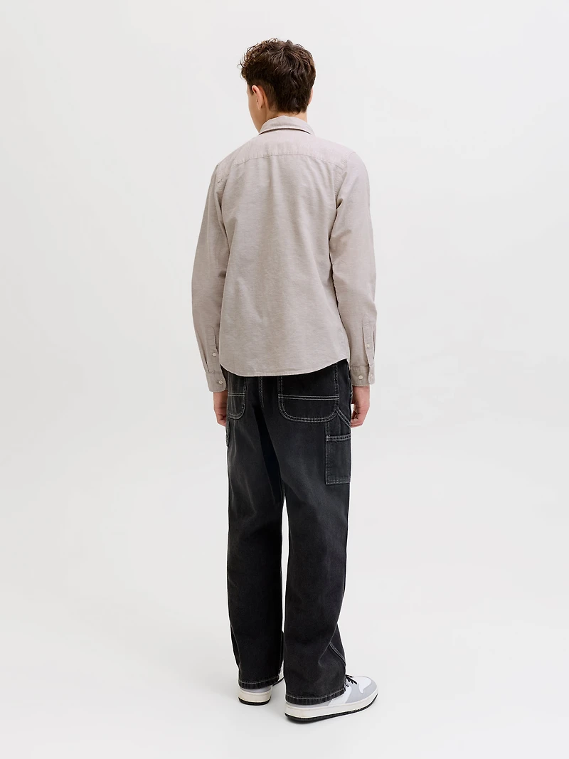 Regular Fit Linen-Blend Shirt | Jack & Jones