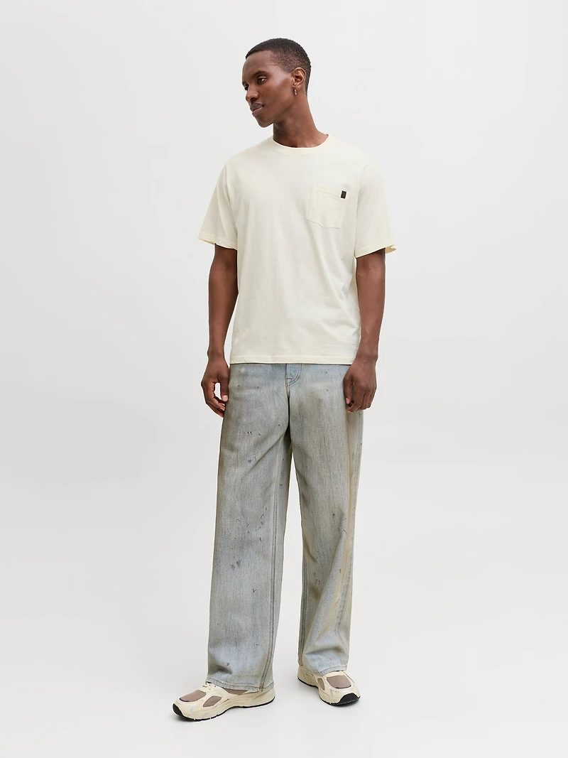 Relaxed Fit Slub Pocket T-Shirt | Jack & Jones