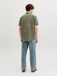 Chemise Mélange en Lin Coupe régulière | Jack & Jones