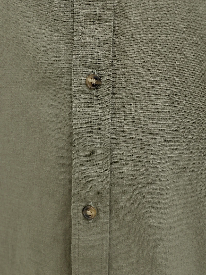 Chemise Mélange en Lin Coupe régulière | Jack & Jones