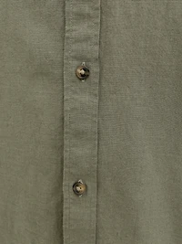Chemise Mélange en Lin Coupe régulière | Jack & Jones