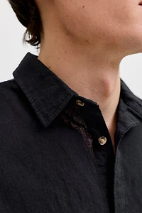 Regular Fit Linen-Blend Shirt | Jack & Jones