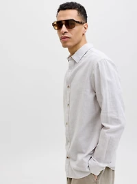 Chemise Mélange en Lin Coupe régulière | Jack & Jones