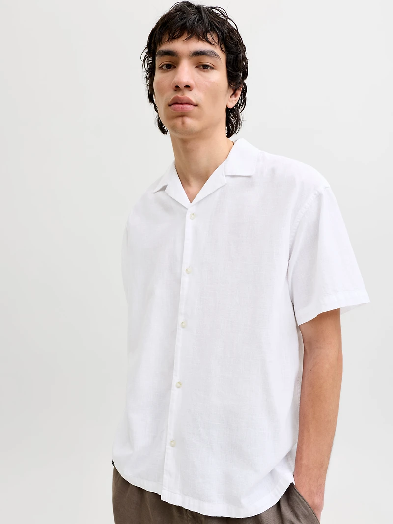 Relaxed Linen-Blend Fit Shirt | Jack & Jones