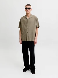 Chemise Mélange en Lin Coupe décontractée | Jack & Jones®