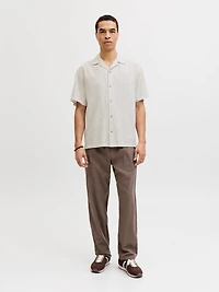 Chemise Mélange en Lin Coupe décontractée | Jack & Jones