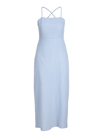 Robe longue Coupe régulière Col carré Dos croisé | Jack & Jones