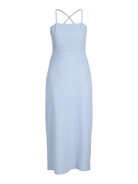 Robe longue Coupe régulière Col carré Dos croisé | Jack & Jones